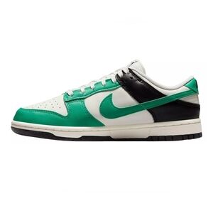 Nike Women's Dunk Low Shoe Size 7 White/Stadium Green.